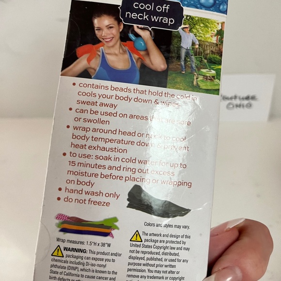 NEW Cooling neck wrap,Cooler, Wearable Cool Neck Wraps,Reusable Neck Cool dog - Picture 3 of 4